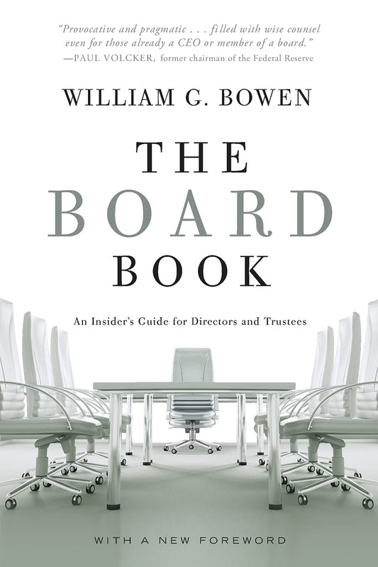 Book cover of 'The Board Book' by William G. Bowen
