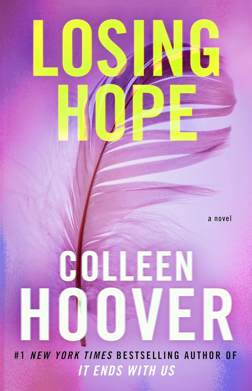 Book cover of 'Losing Hope' by Colleen Hoover