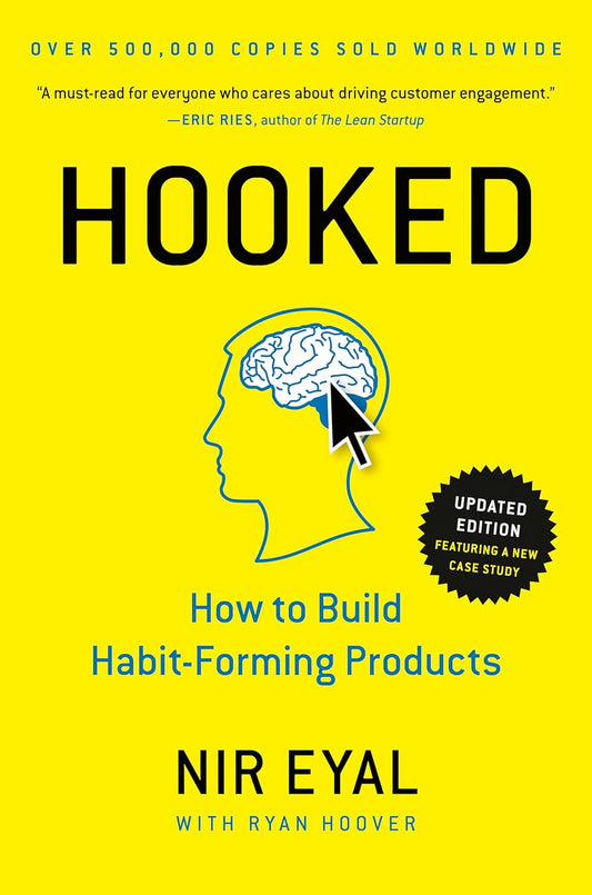 Book cover of 'Hooked' by Nir Eyal
