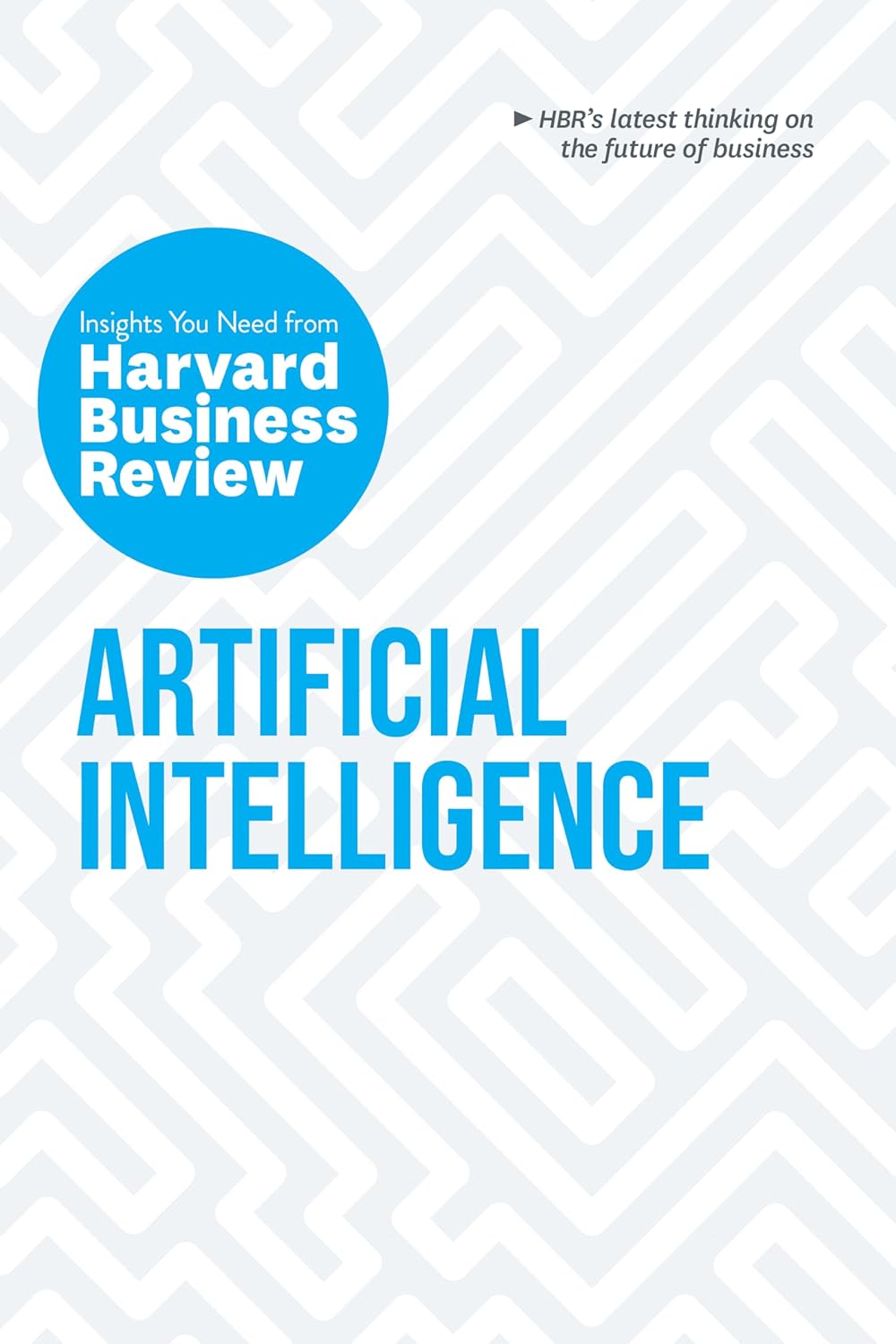 Harvard Business Review book cover on artificial intelligence