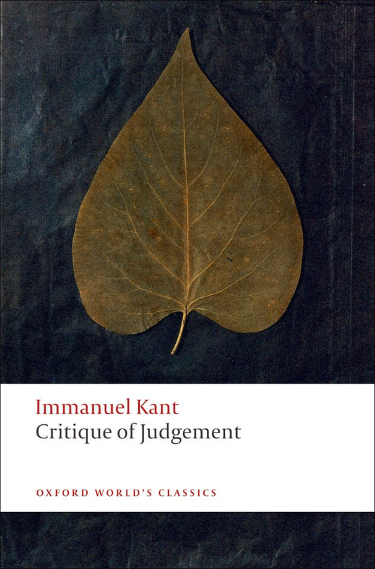 Book cover of 'Critique of Judgement' by Immanuel Kant