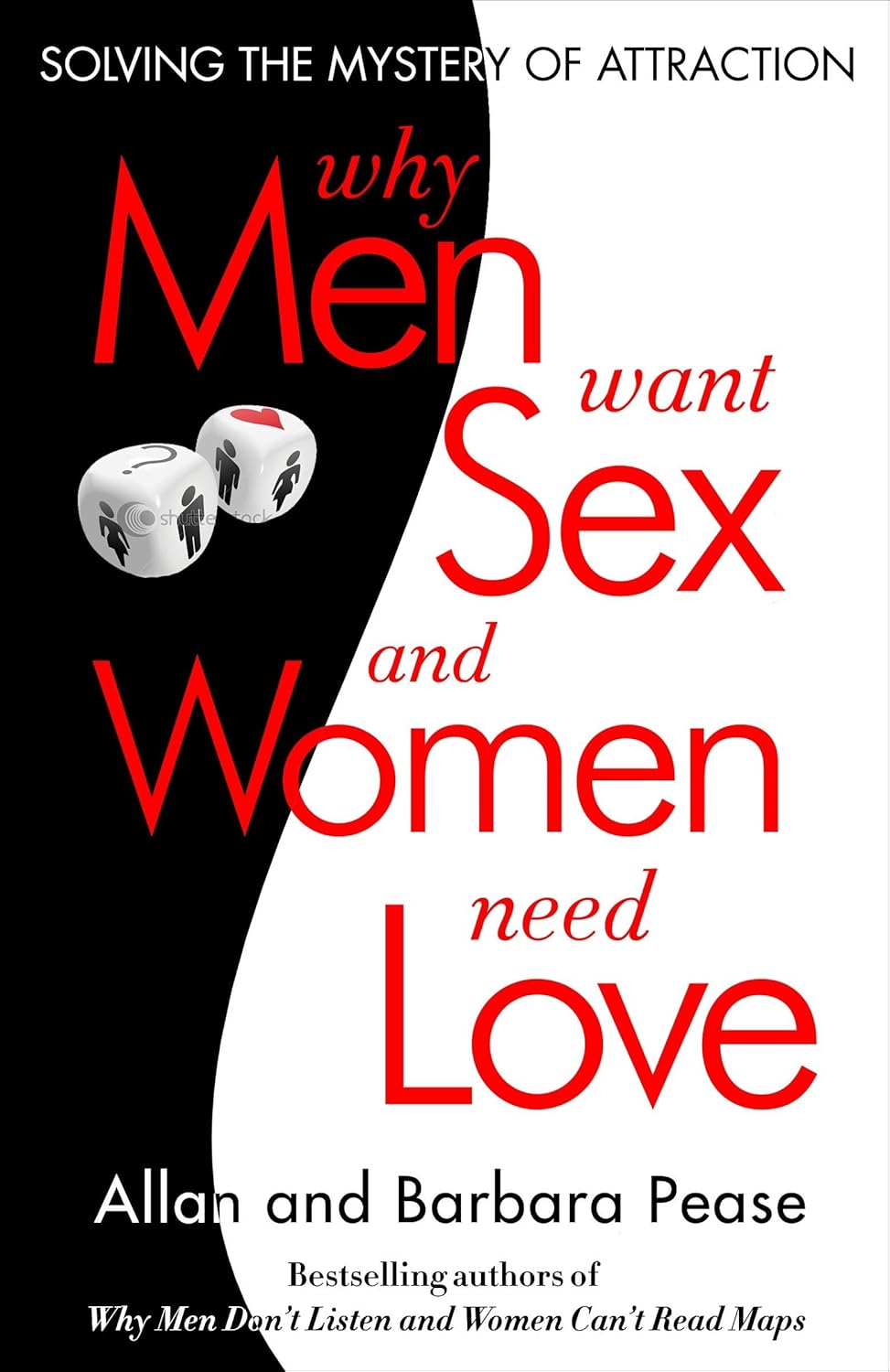 Book cover of 'Why Men Want Sex and Women Need Love' by Allan and Barbara Pease