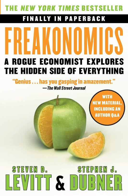 Book cover of 'Freakonomics'