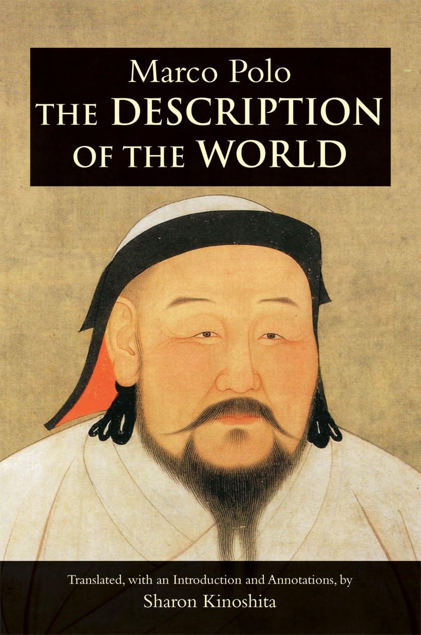Book cover of 'The Description of the World' by Marco Polo