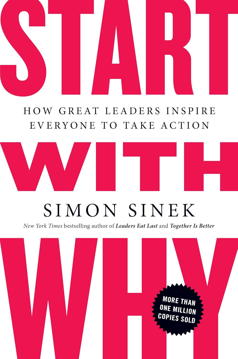 Book cover of 'Start with Why' by Simon Sinek