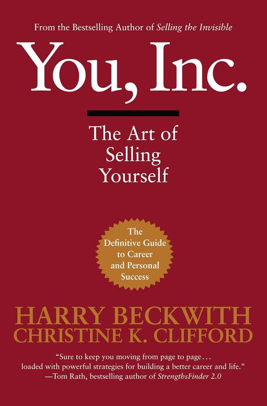 Book cover of 'You, Inc.' by Harry Beckwith and Christine K. Clifford on a red background.