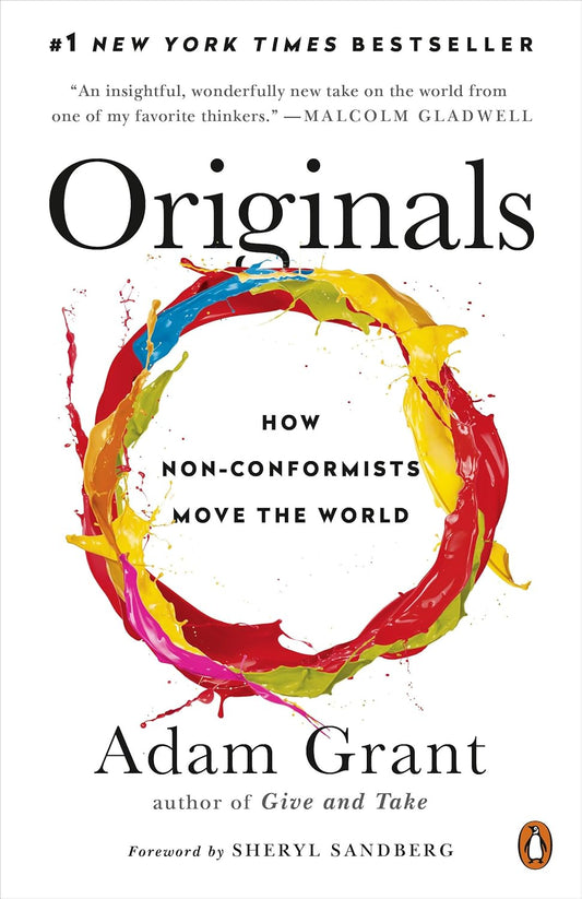 Book cover of 'Originals' by Adam Grant
