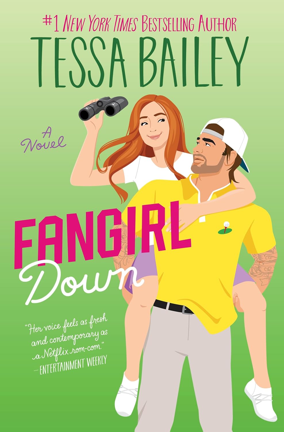 Book cover of 'Fangirl Down' by Tessa Bailey