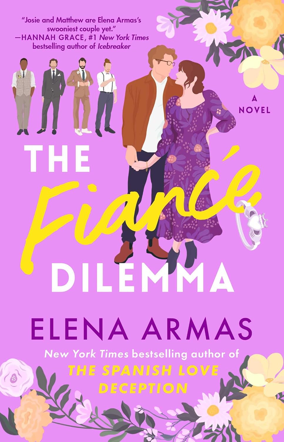 Book cover of 'The Fiancé Dilemma' by Elena Armas
