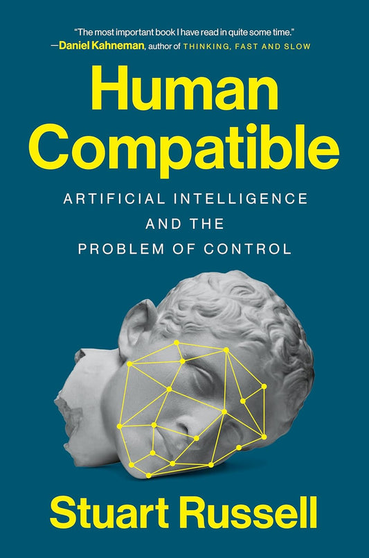 Book cover of 'Human Compatible' by Stuart Russell