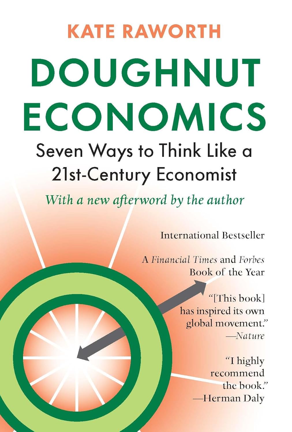Book cover of 'Doughnut Economics' by Kate Raworth