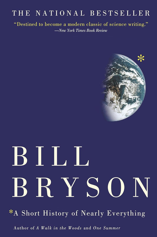 Book cover of 'A Short History of Nearly Everything' by Bill Bryson