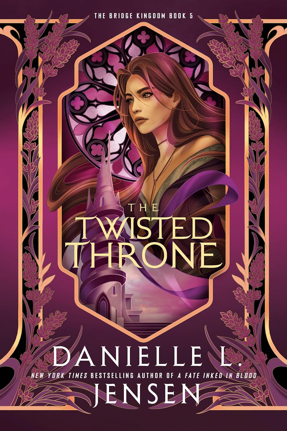 Book cover of 'The Twisted Throne' 