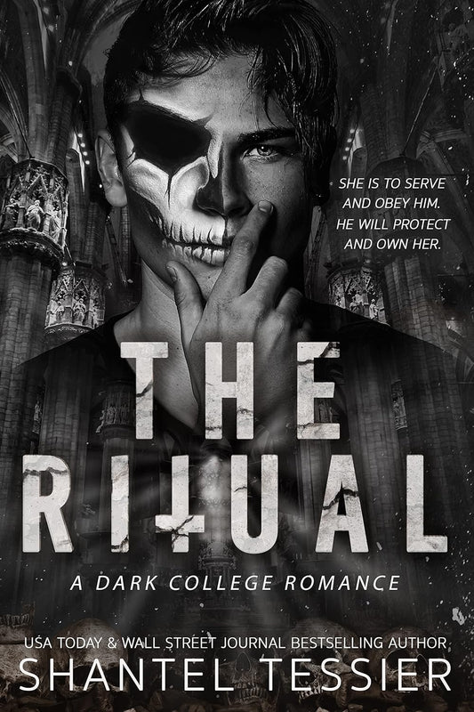 Book cover of 'The Ritual' with a dark theme and text