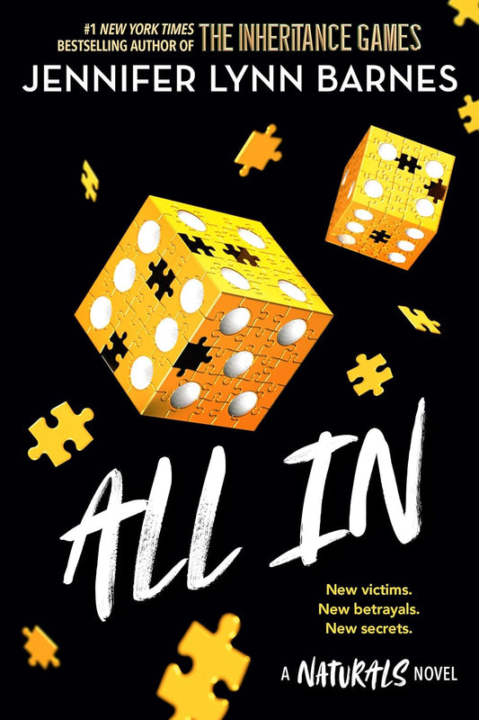 Book cover of 'All In by Jennifer Lynn Barnes'