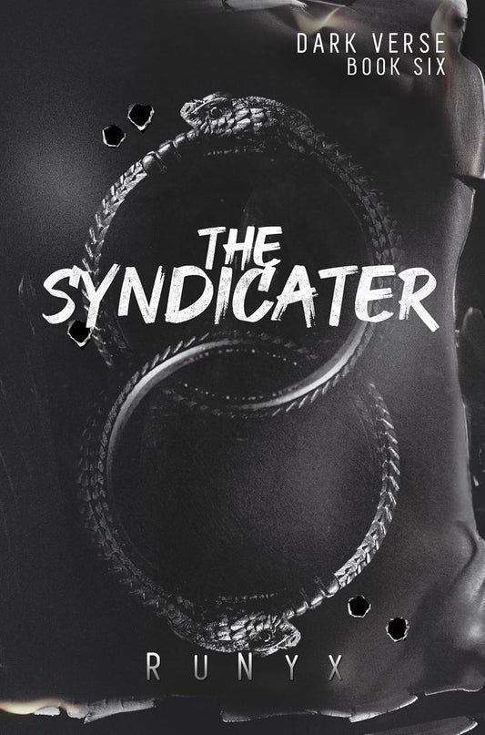 Book cover of 'The Syndicater' from 'Dark Verse' series with snake design.