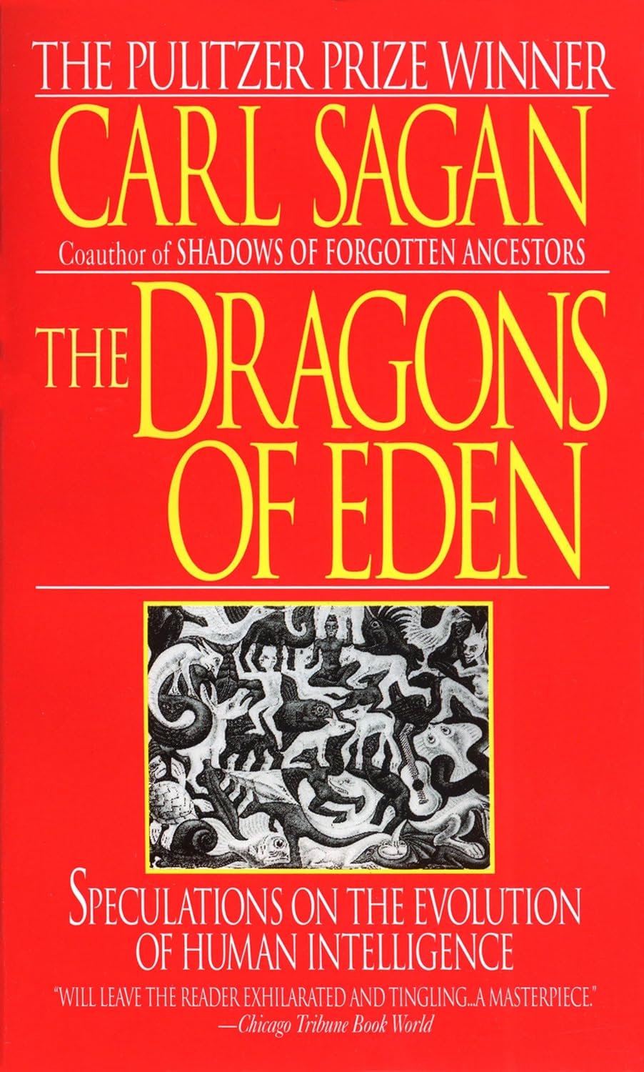 Book cover of 'The Dragons of Eden' by Carl Sagan