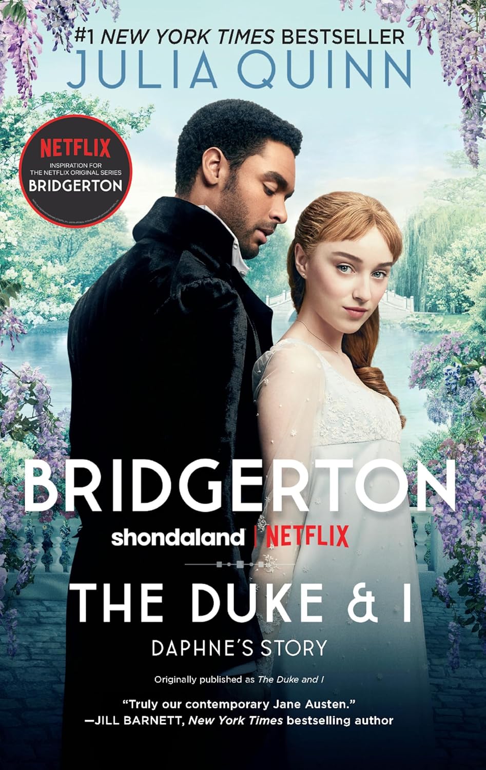Book cover of 'The Duke & I: Daphne's Story' from the Bridgerton series