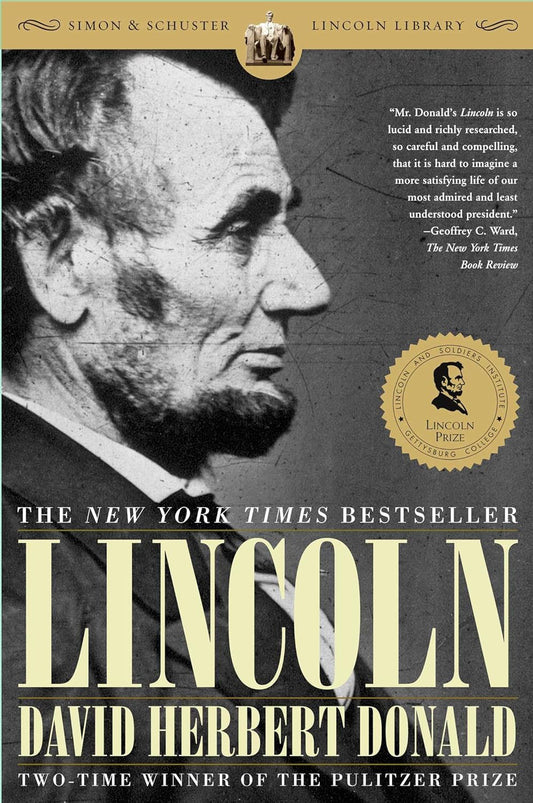 Book cover of 'Lincoln' by David Herbert Donald