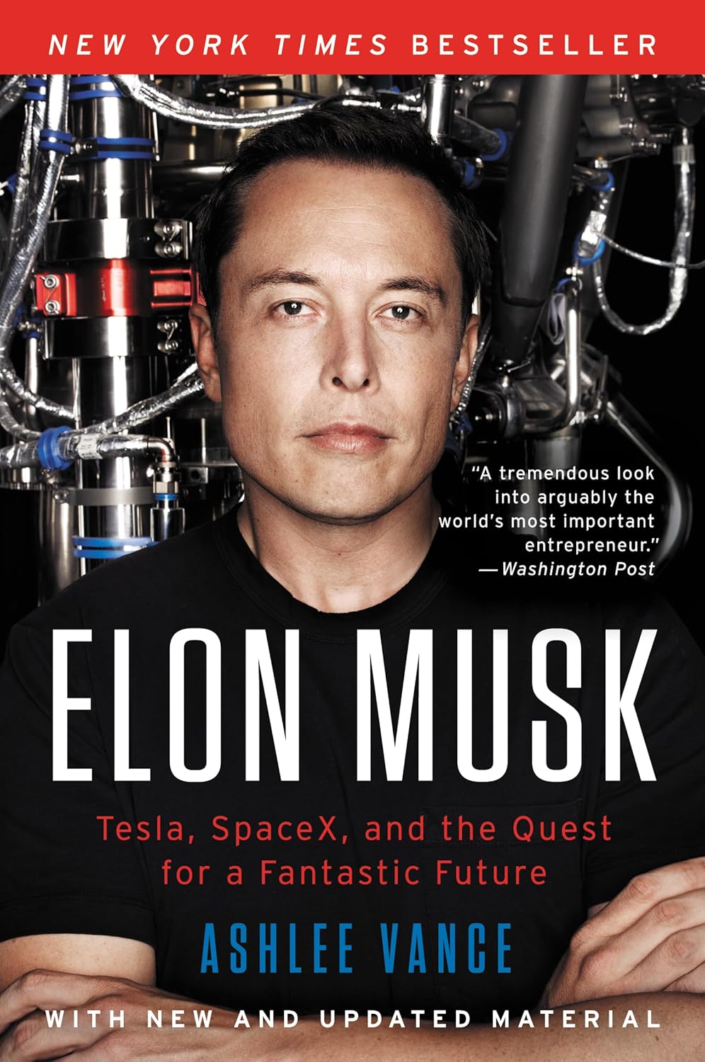 Book cover of 'Elon Musk' by Ashlee Vance