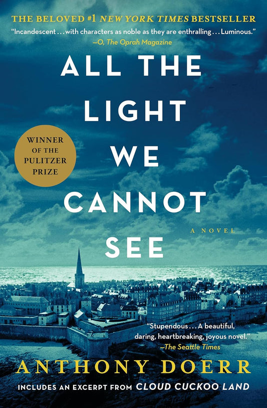 Book cover of 'All the Light We Cannot See' by Anthony Doerr