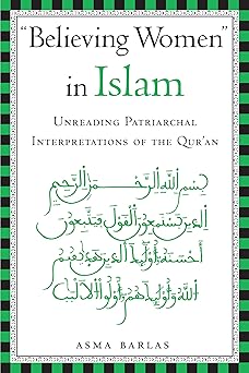 Book cover of 'Believing Women in Islam' with Arabic text and title