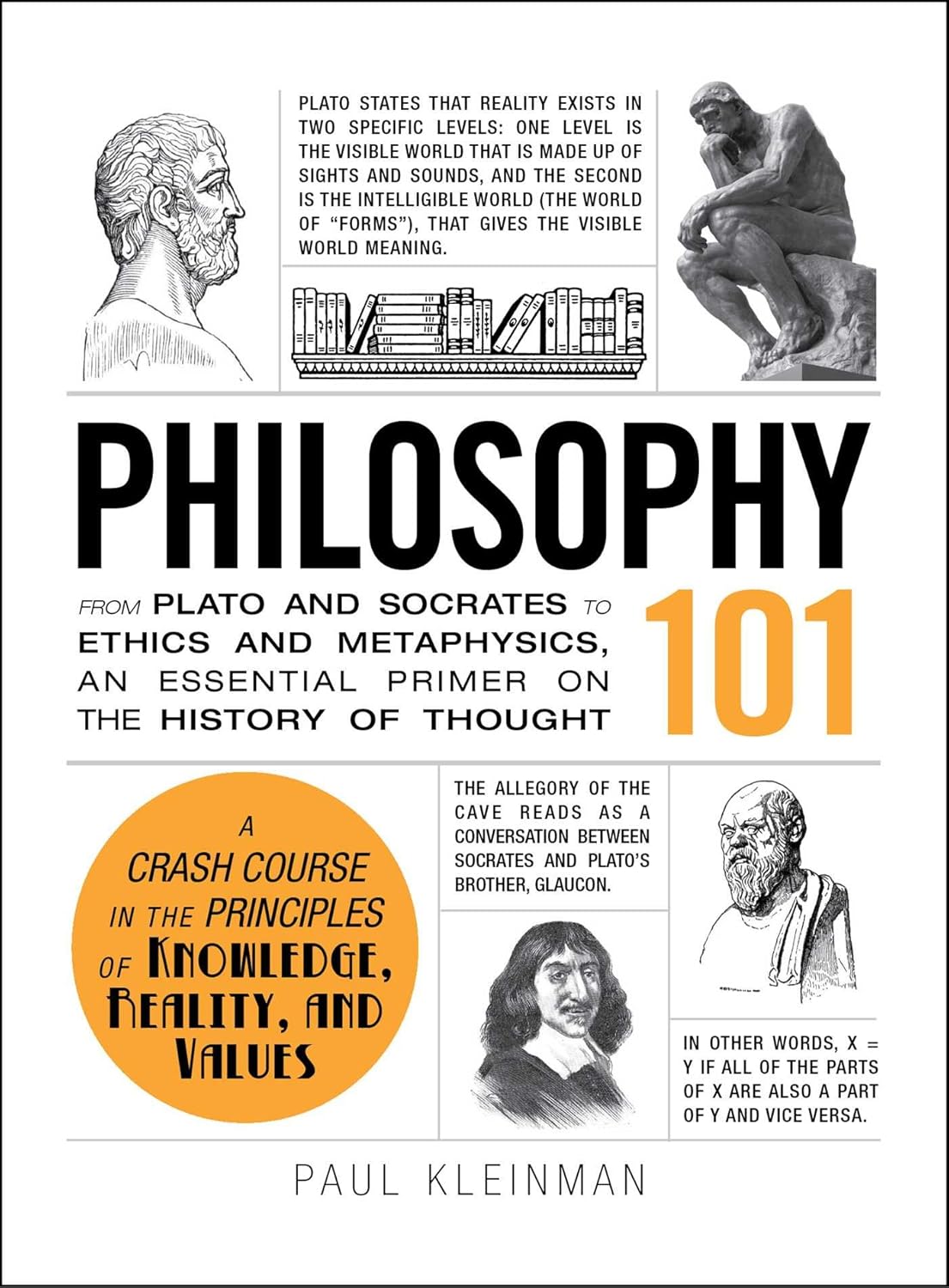 Book cover of 'Philosophy 101' by Paul Kleinman