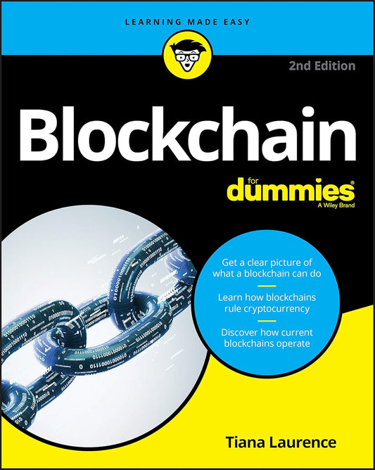 Book cover of 'Blockchain for Dummies'