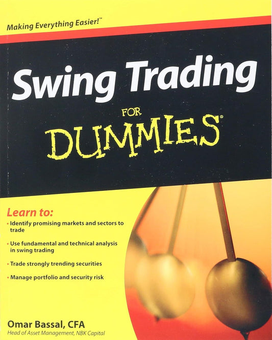 Book cover of 'Swing Trading For Dummies'