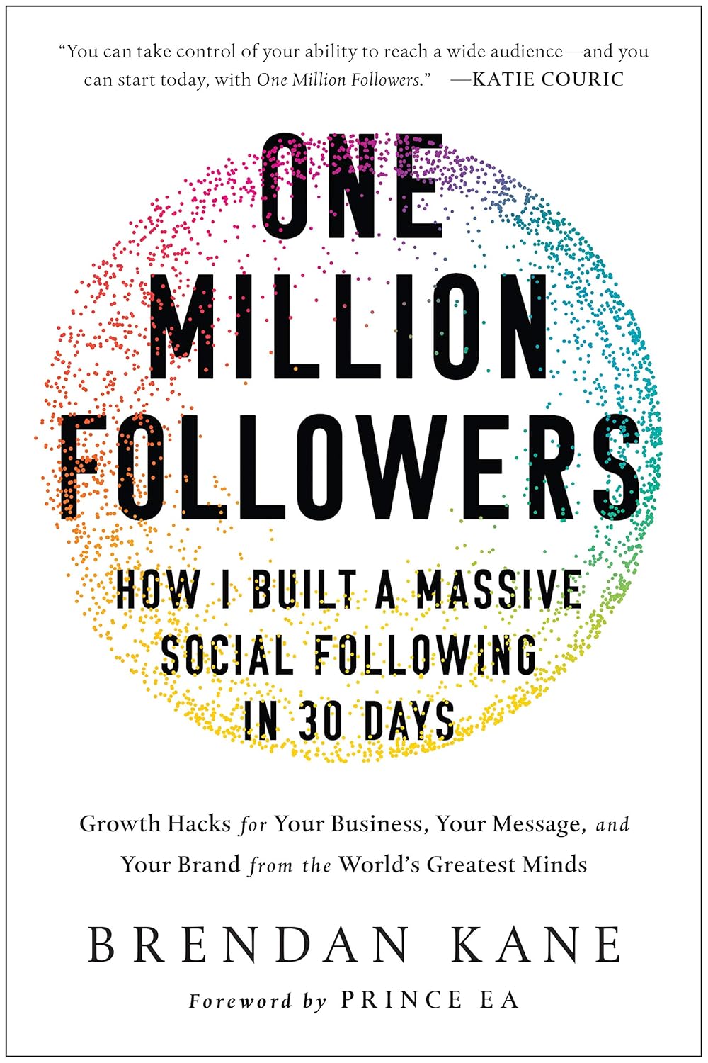 One Million Followers book by Brendan Kane social media growth