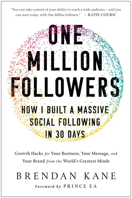 One Million Followers book by Brendan Kane social media growth