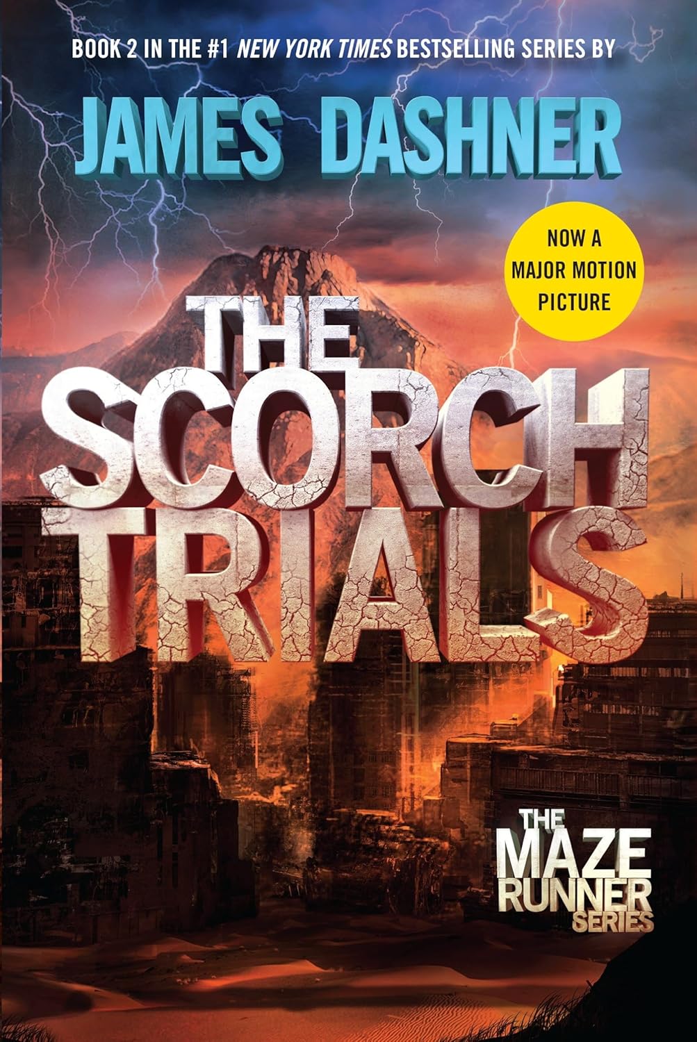 Book cover of 'The Scorch Trials' by James Dashner 