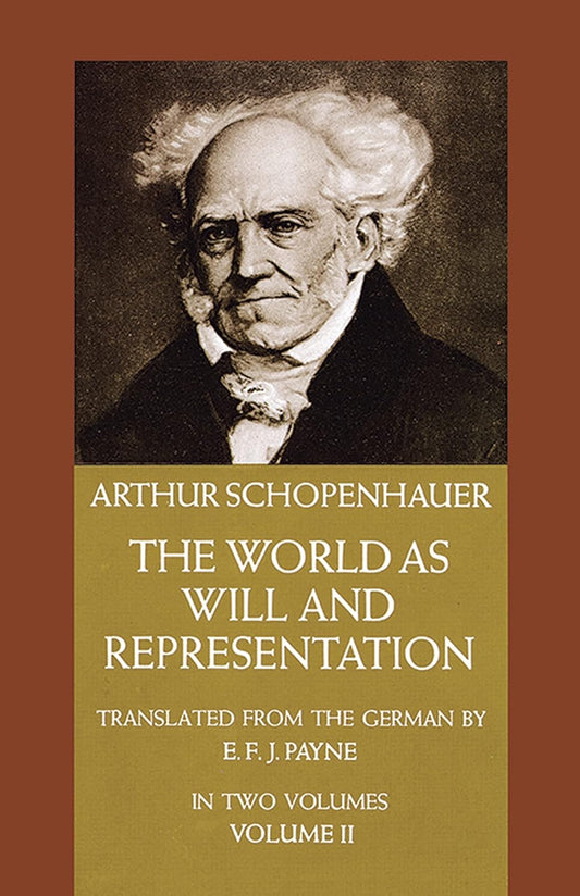 Book cover of 'The World as Will and Representation' by Arthur Schopenhauer