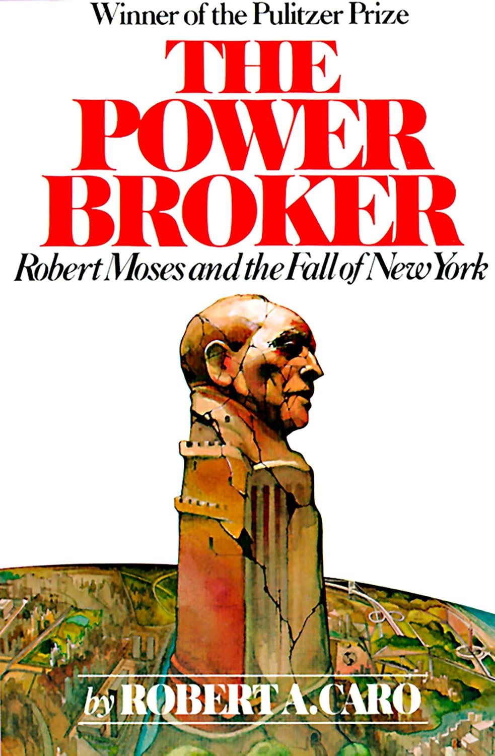 Book cover of 'The Power Broker' by Robert A. Caro