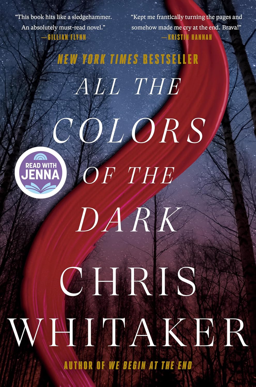 Book cover of 'All the Colors of the Dark by Chris Whitaker'