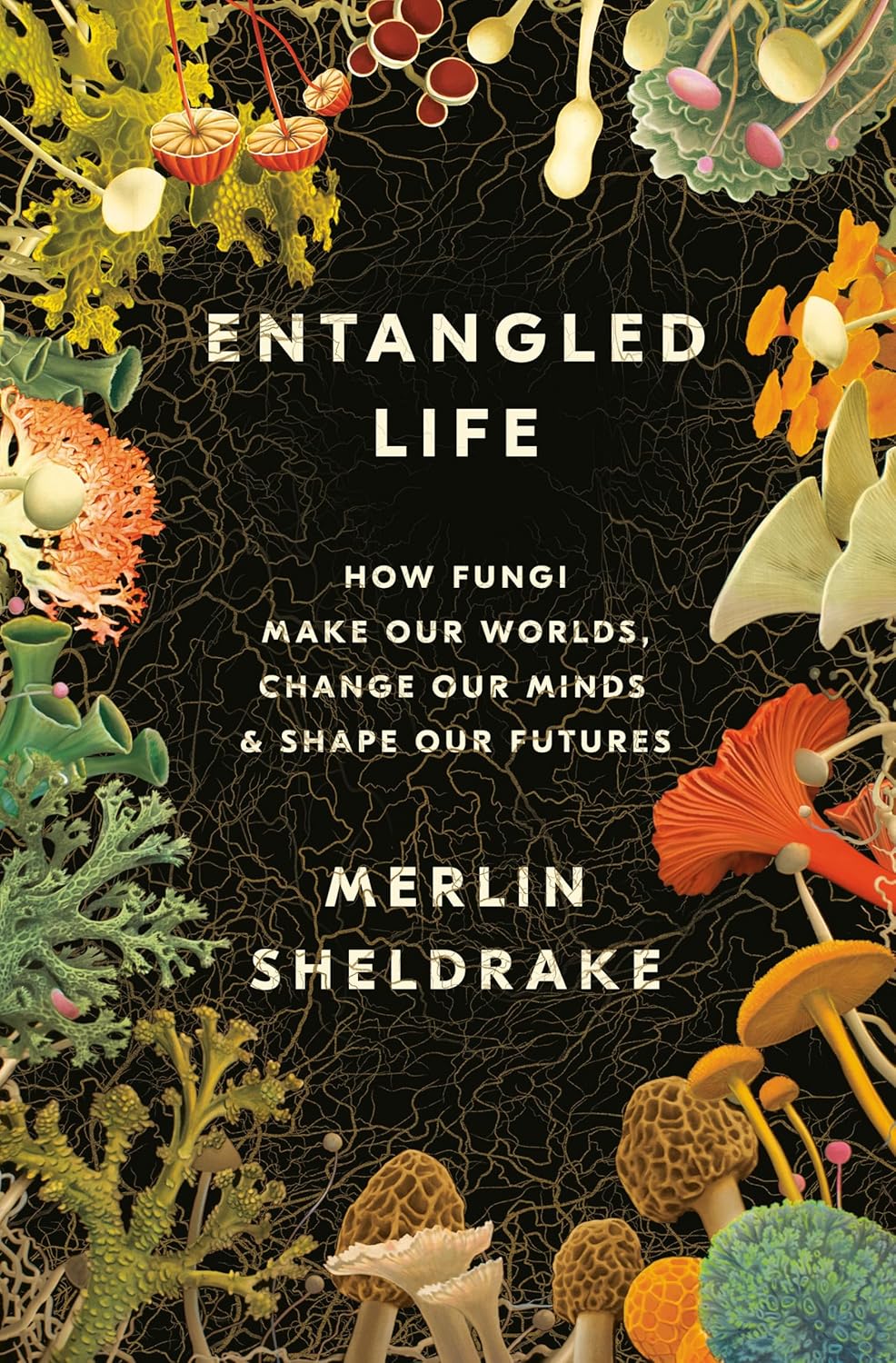 Book cover of 'Entangled Life' by Merlin Sheldrake