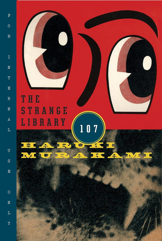 Book cover of'The Strange Library by Haruki Murakami'