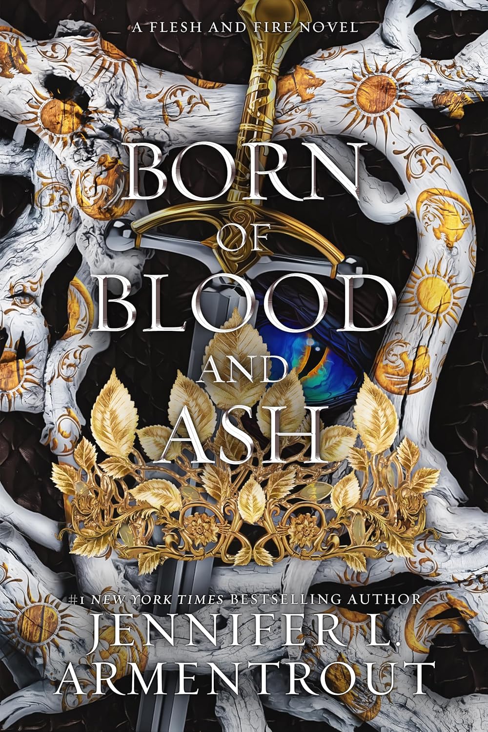 Book cover of 'Born of Blood and Ash' by Jennifer L. Armentrout
