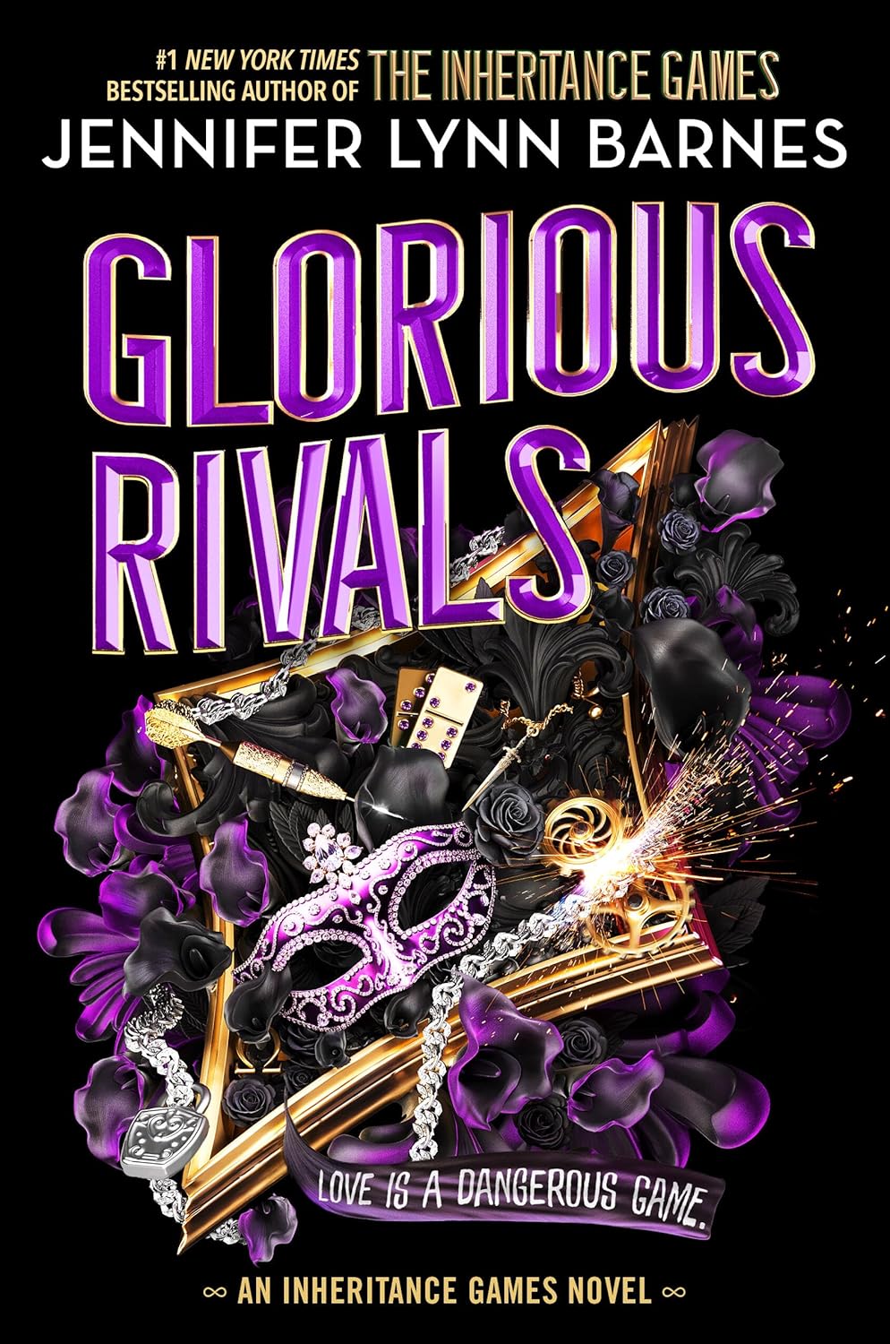 Book cover of 'Glorious Rivals by Jennifer Lynn Barne'