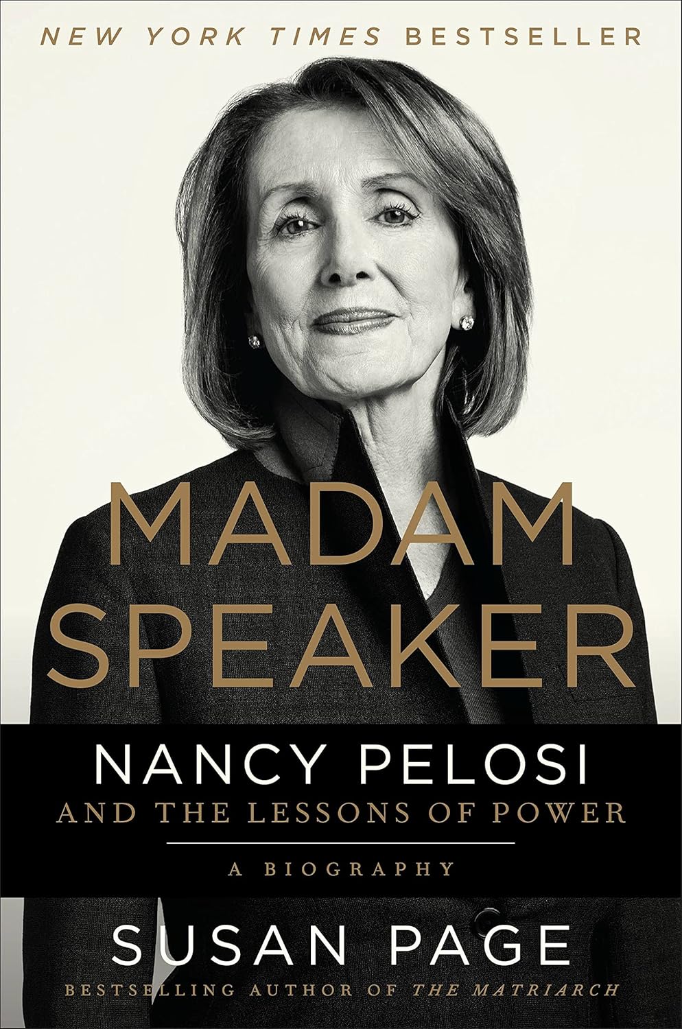 Book cover of 'Madam Speaker: Nancy Pelosi and the Lessons of Power' by Susan Page
