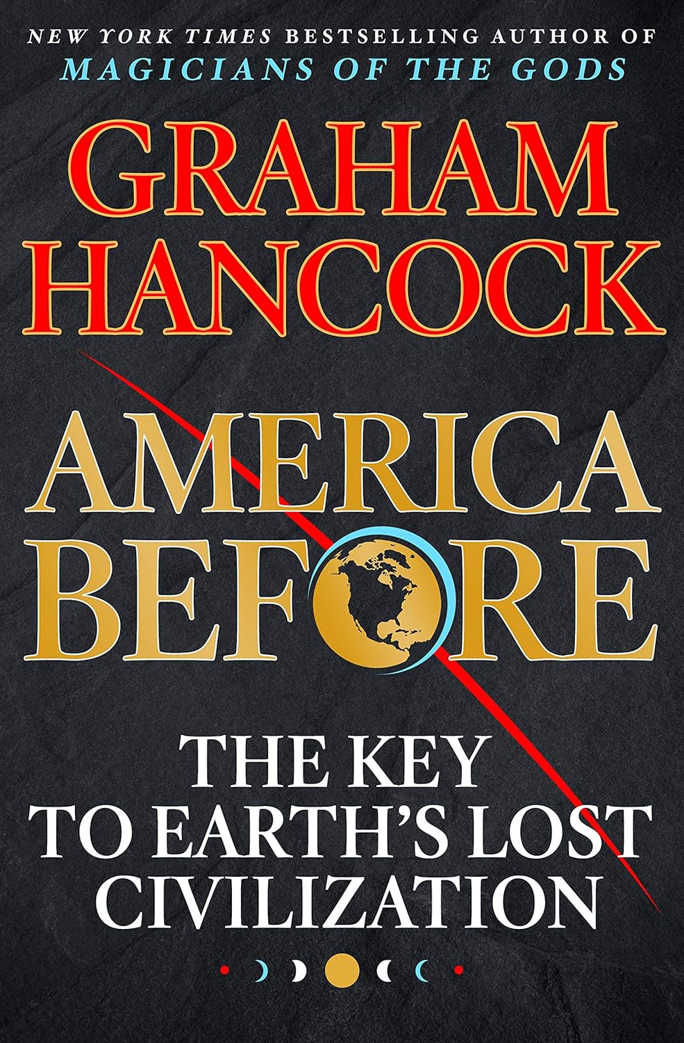 Book cover of 'America Before' by Graham Hancock