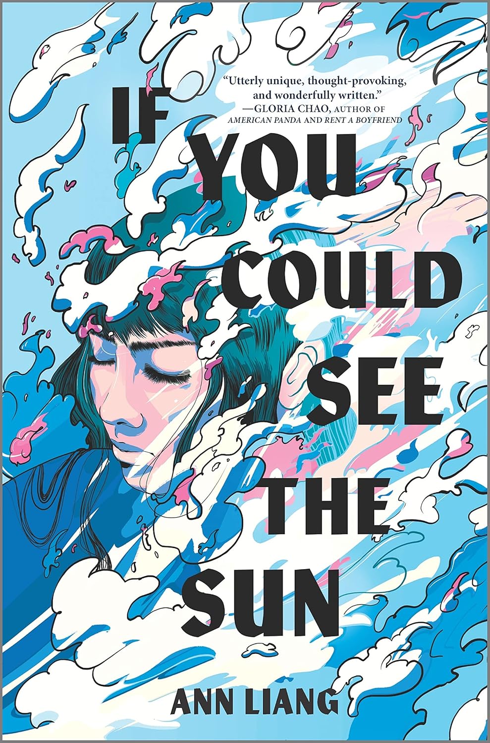 Book cover of 'If You Could See the Sun' with stylized art and text.