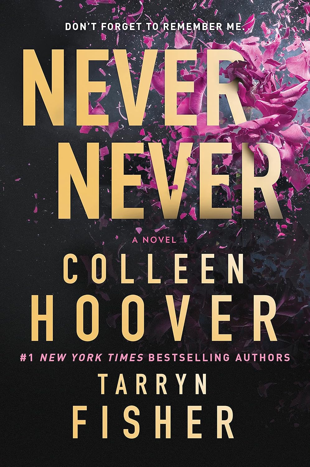 Book cover of 'Never Never' by Colleen Hoover and Tarryn Fisher