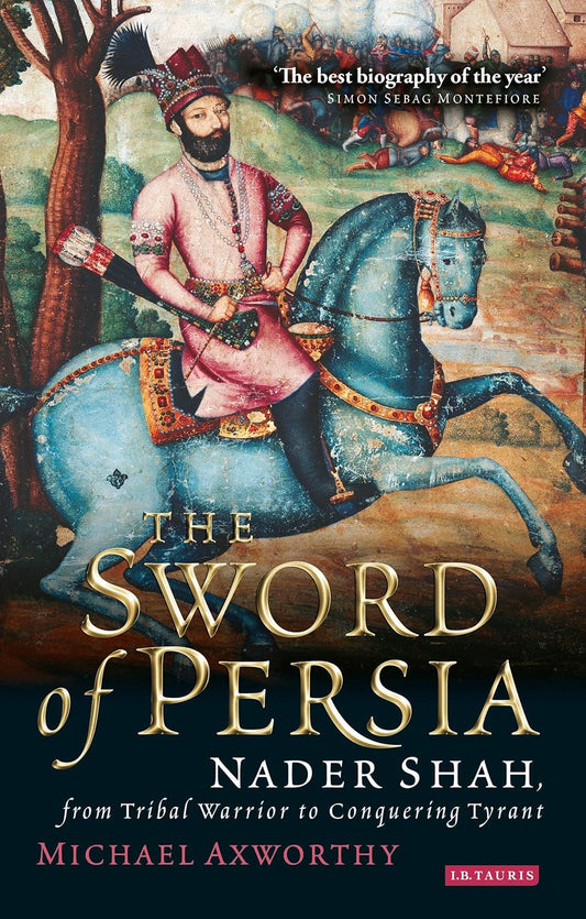 Book cover of 'The Sword of Persia' featuring a warrior