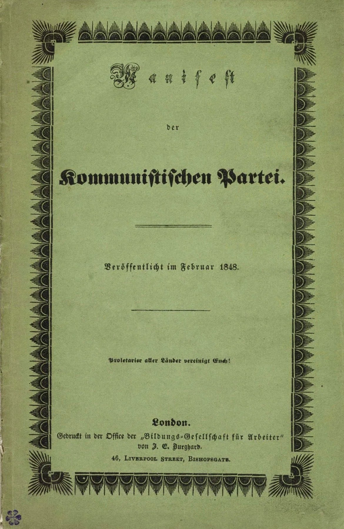 The Communist Manifesto
By Karl Marx & Friedrich Engels
