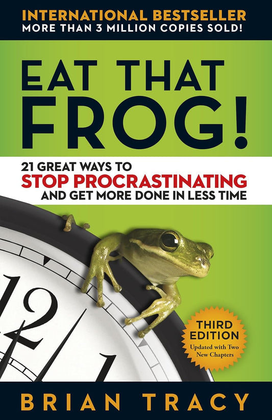 Eat That Frog book by Brian Tracy productivity guide