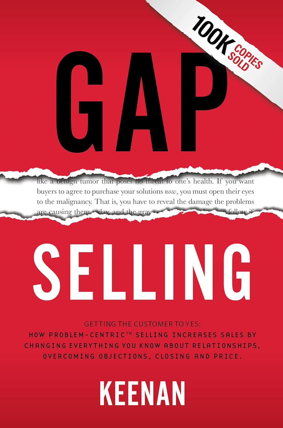 Gap Selling book by Keenan – master effective sales strategies