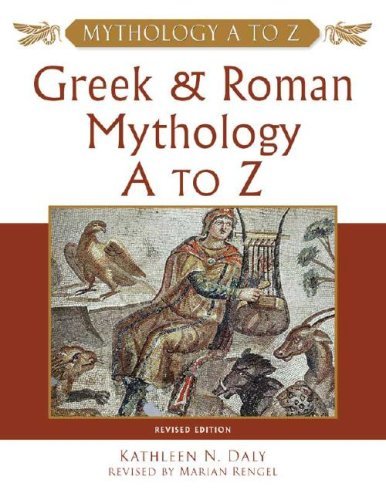 Greek and Roman mythology A to Z hardcover book cover