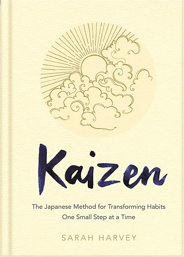 Kaizen book by Sarah Harvey – guide to personal growth