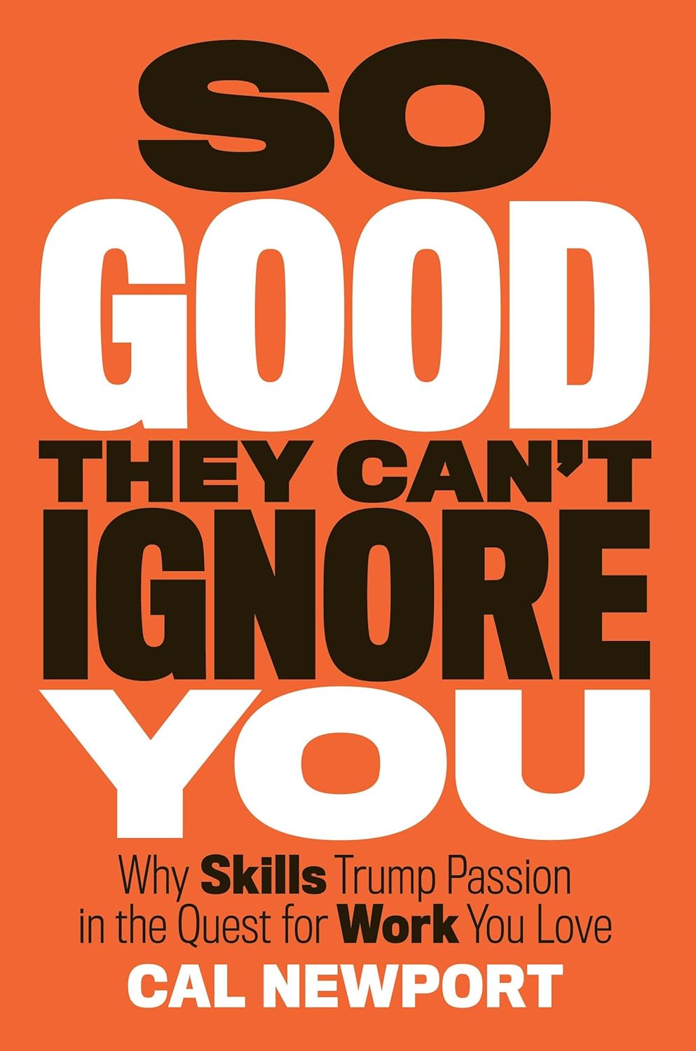 So Good They Can't Ignore You book by Cal Newport